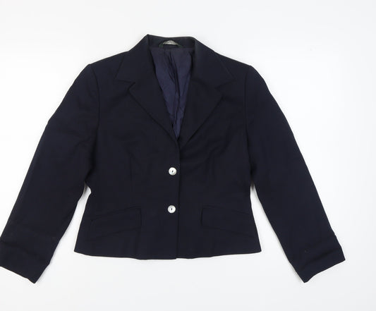 Womens UK Size 14 Laura Ashley Regular Blue Suit Jacket