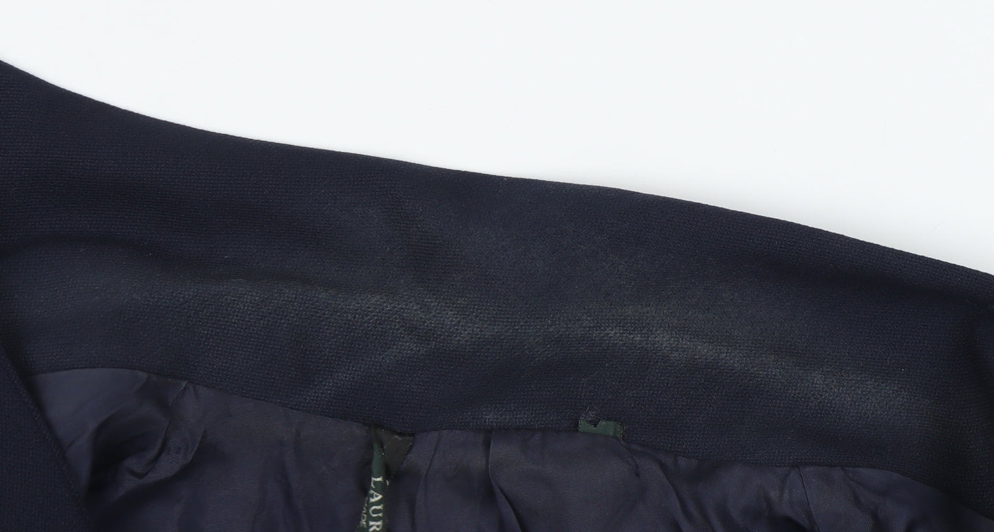 Womens UK Size 14 Laura Ashley Regular Blue Suit Jacket