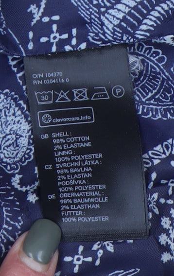 H&M Women's Brown Blazer, Size 6, Notch Lapel, Casual Elegance