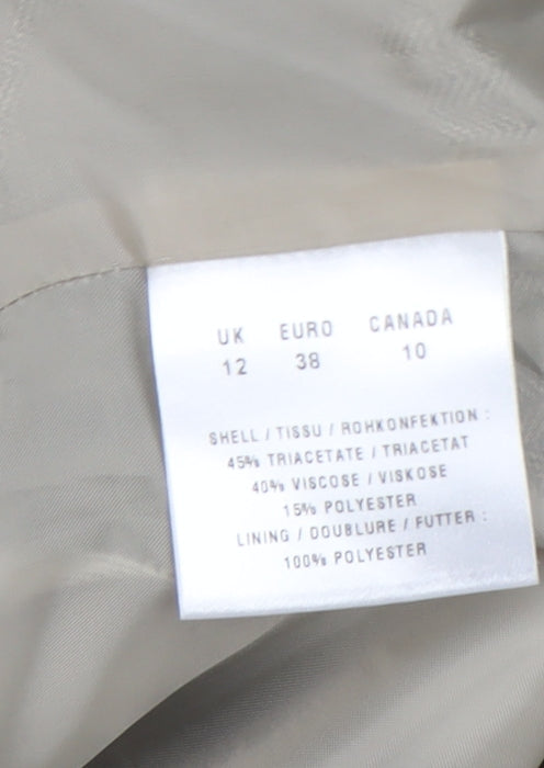 Precis Petite Grey Blazer Women UK 12 Formal Lined