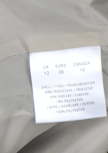 Precis Petite Grey Blazer Women UK 12 Formal Lined