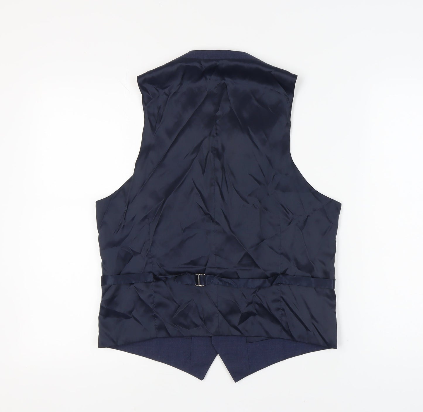 Mens UK Size 40 DKNY Regular Blue Suit Waistcoat