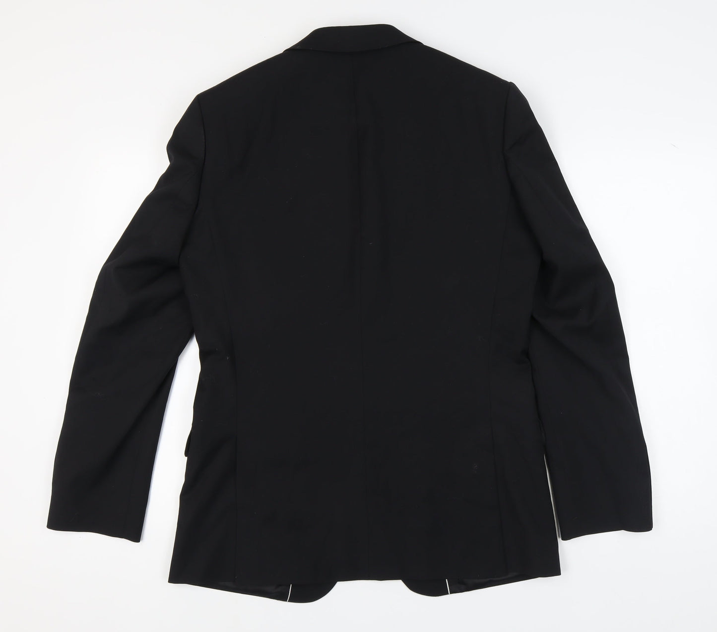 Mens UK Size 40 Jeff Banks Regular Black Suit Jacket