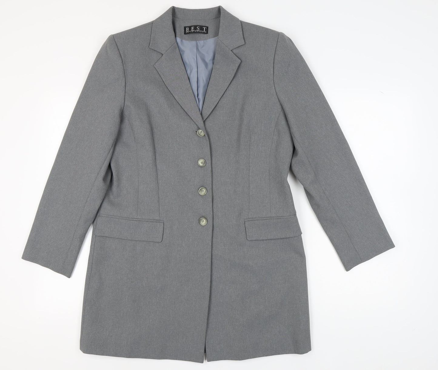 BEST de la Redoute Grey Blazer Women Size 16 Business