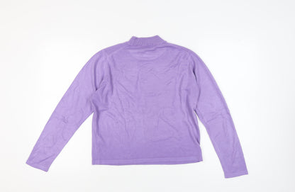 Womens UK Size 14 Marks and Spencer Purple Pullover Jumper
