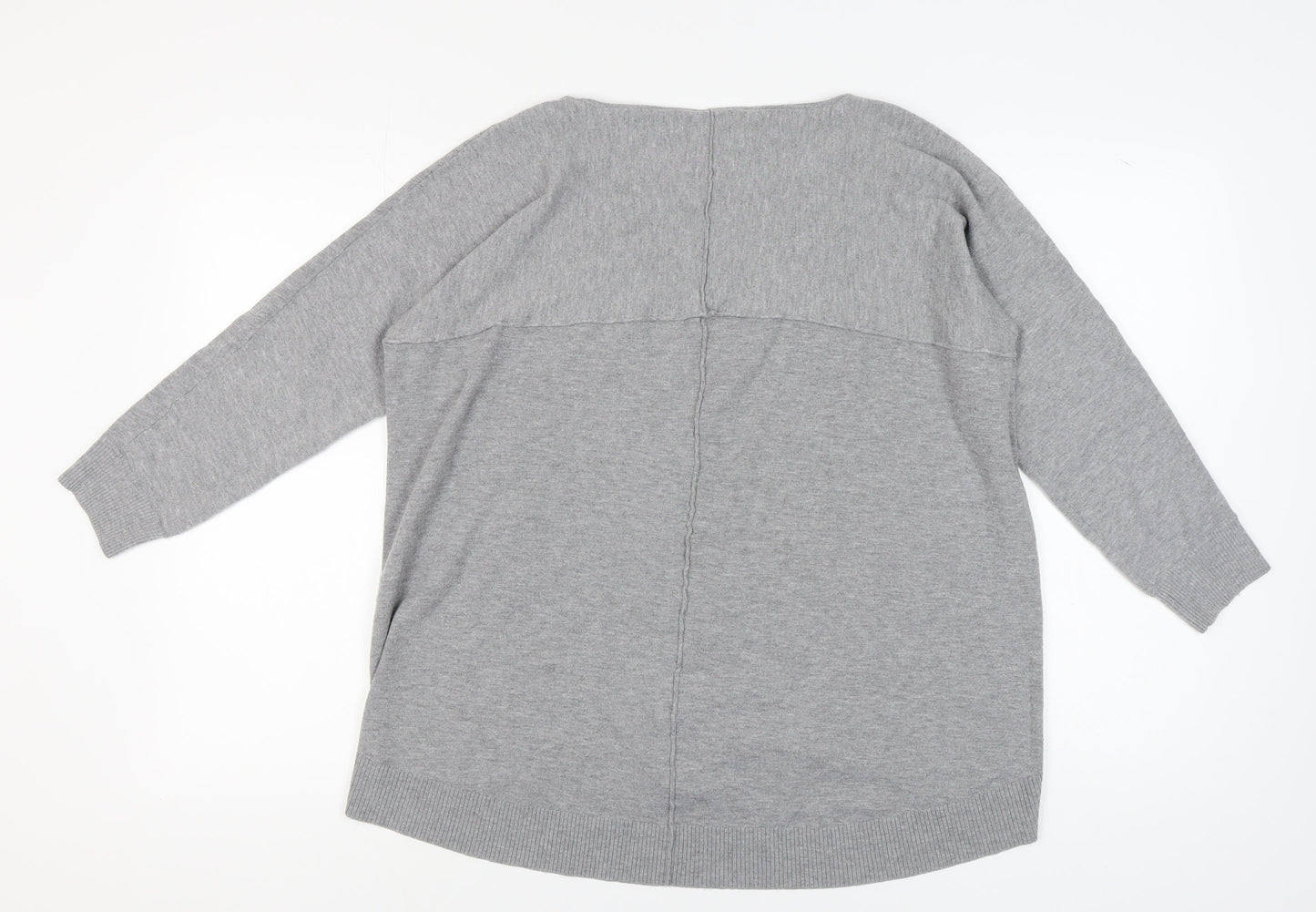 Marla Wynne Women's Grey Pullover Jumper, Size M