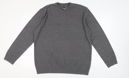 Marks and Spencer Men's Grey 2XL Pullover Jumper