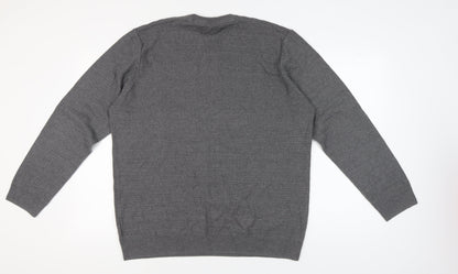 Marks and Spencer Men's Grey 2XL Pullover Jumper