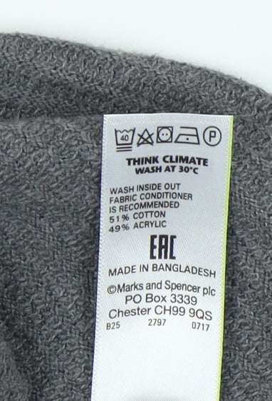 Marks and Spencer Men's Grey 2XL Pullover Jumper