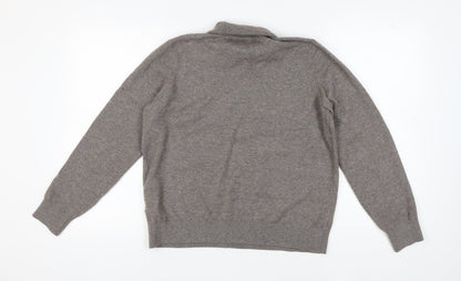 Womens UK Size M Marks and Spencer Grey Pullover Jumper