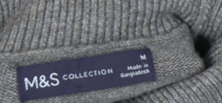 Womens UK Size M Marks and Spencer Grey Pullover Jumper