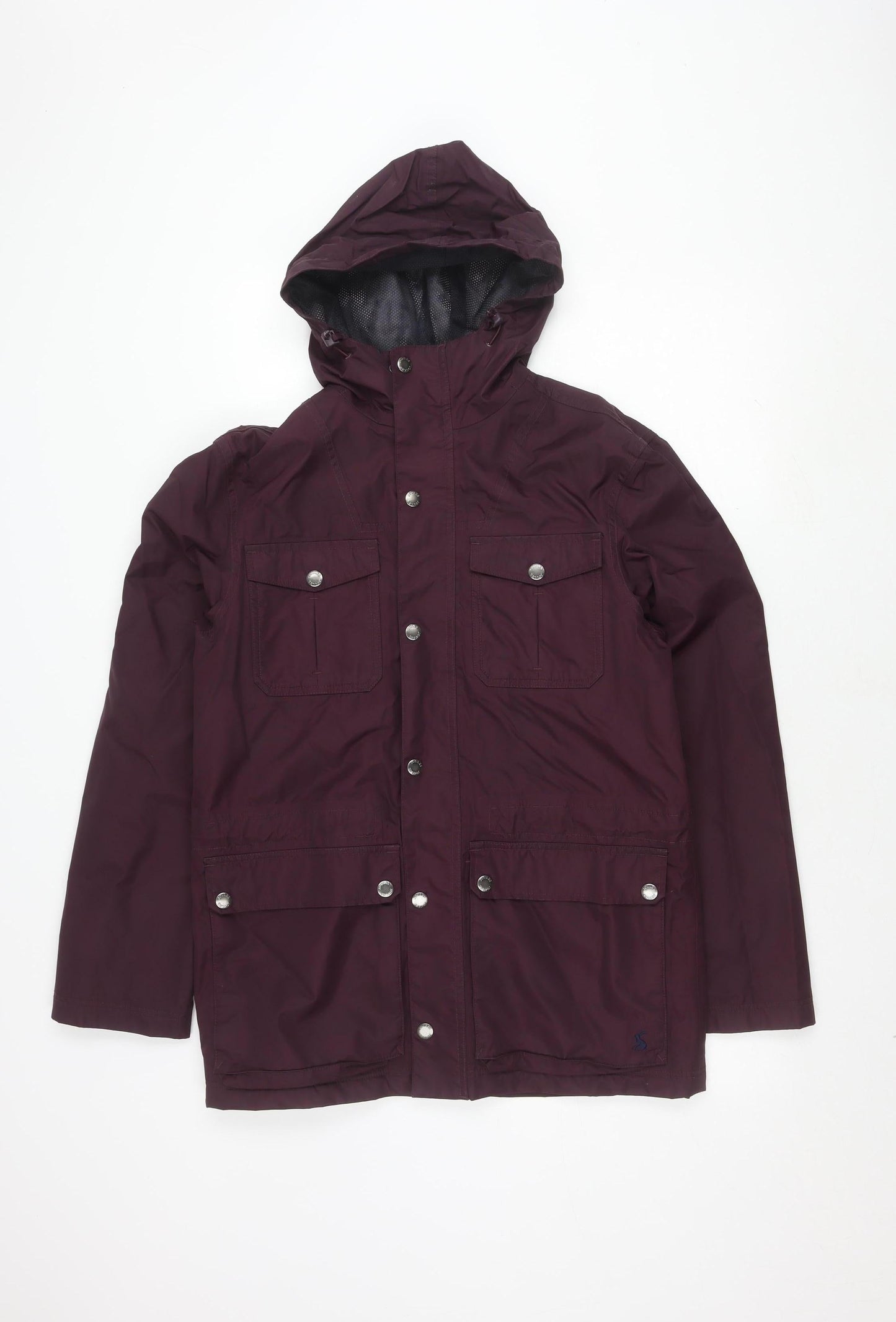 Womens UK Size S Joules Purple Rain Coat
