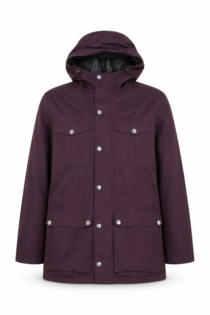 Womens UK Size S Joules Purple Rain Coat