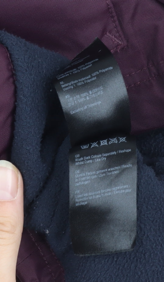 Womens UK Size S Joules Purple Rain Coat