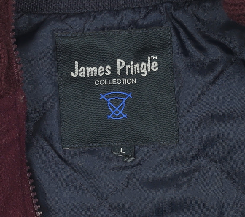 Mens UK Size L James Pringle Purple Basic Jacket