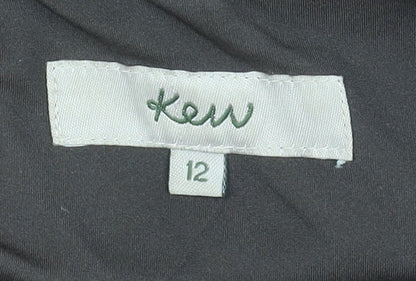 Kew Women's Black Skirt, Size 12, Cotton Blend