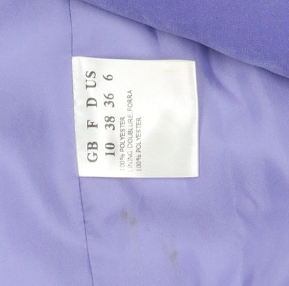 Jacques Vert Women's Purple Long Coat Size 10