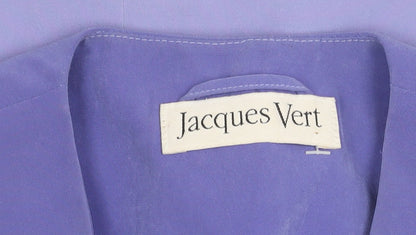 Jacques Vert Women's Purple Long Coat Size 10