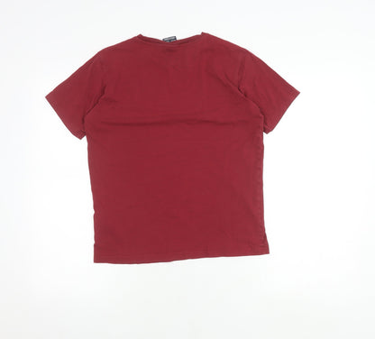 Champion Boys Red XL T-Shirt Logo Casual Short Sleeve