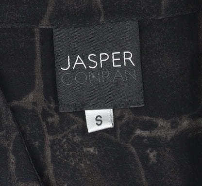 Jasper Conran Women's Black Button-Up Shirt S