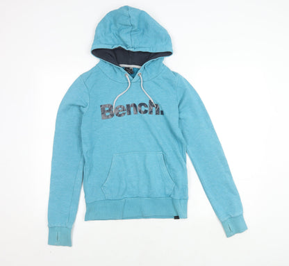 Unisex Adults UK Size S Bench Blue Pullover Hoodie