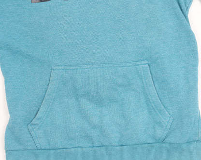 Unisex Adults UK Size S Bench Blue Pullover Hoodie