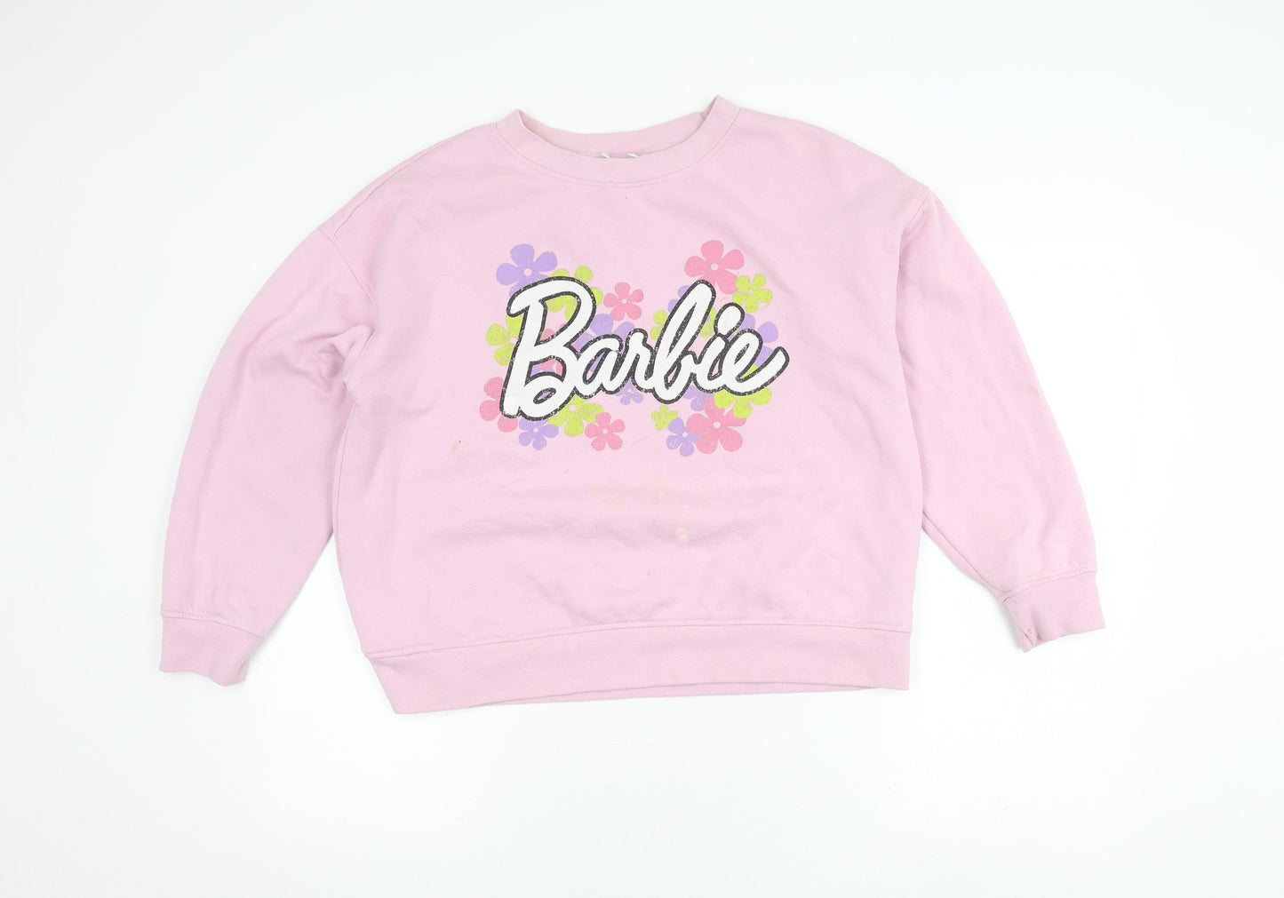 Barbie Women's PinkPullover Sweatshirt Size 12