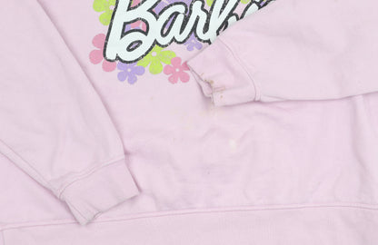 Barbie Women's PinkPullover Sweatshirt Size 12