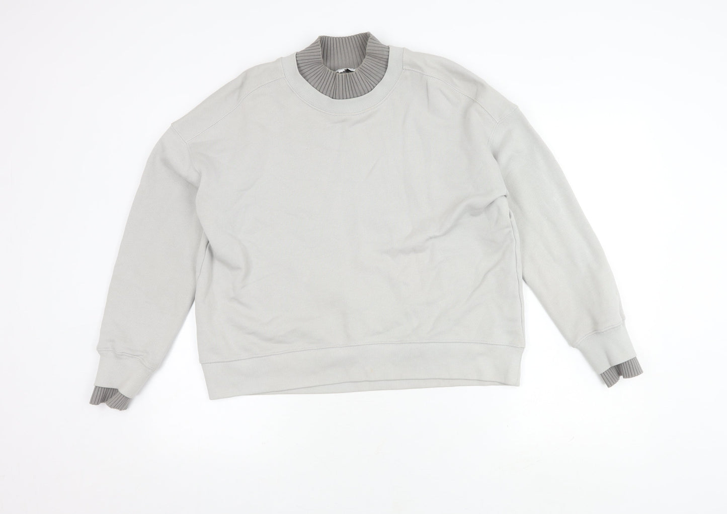 Womens UK Size M Reiss Grey Pullover Jumper