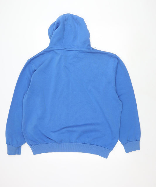 Mens UK Size XL Lonsdale Blue Pullover Hoodie