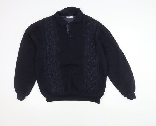 Marks & Spencer Men's Navy Pullover Jumper M