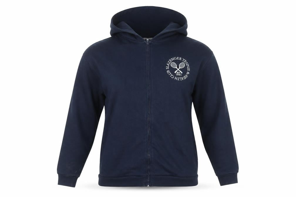 Slazenger Blue Unisex Hooded Jacket Size 8 Casual