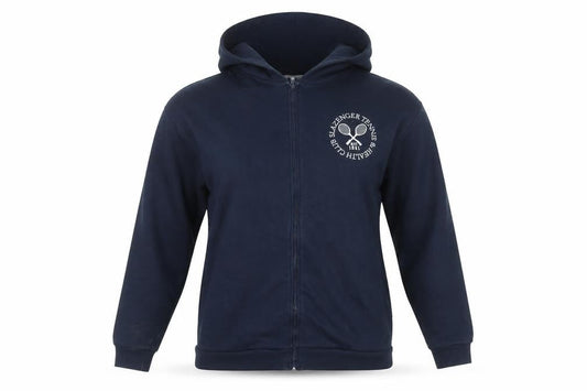 Slazenger Blue Unisex Hooded Jacket Size 8 Casual