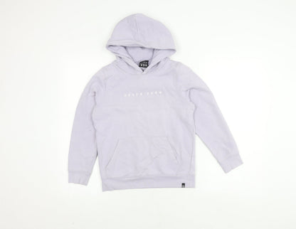 HAGER VOR Girls Purple Pullover Hoodie Cotton Blend