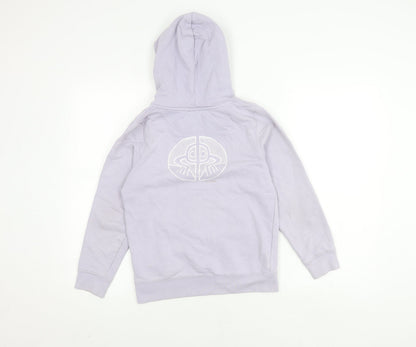 HAGER VOR Girls Purple Pullover Hoodie Cotton Blend