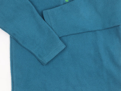 Decathlon Boys Blue Fleece 1/4 Zip Sweatshirt Size 6