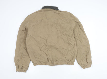 Zara Men's Beige Bomber Jacket S