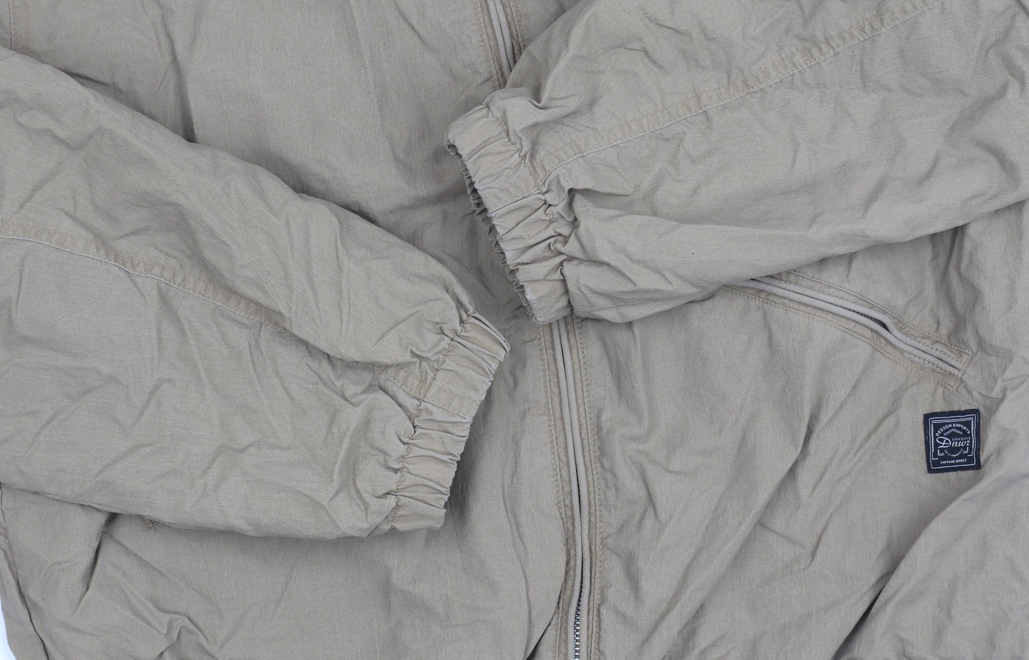 Zara Men's Beige Bomber Jacket S