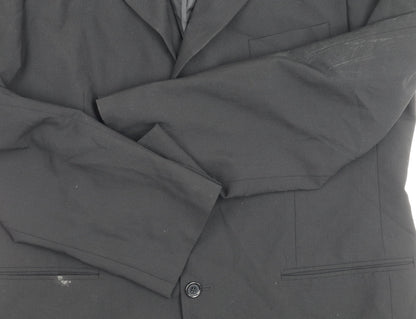 Mens UK Size 40 Lincroft Regular Black Suit Jacket