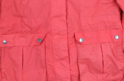 Regatta Women's Red Hooded Anorak Jacket Size 16