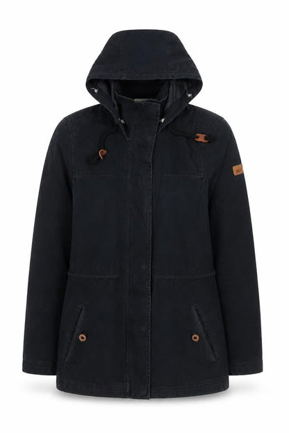 Womens UK Size S adidas Black Parka Coat