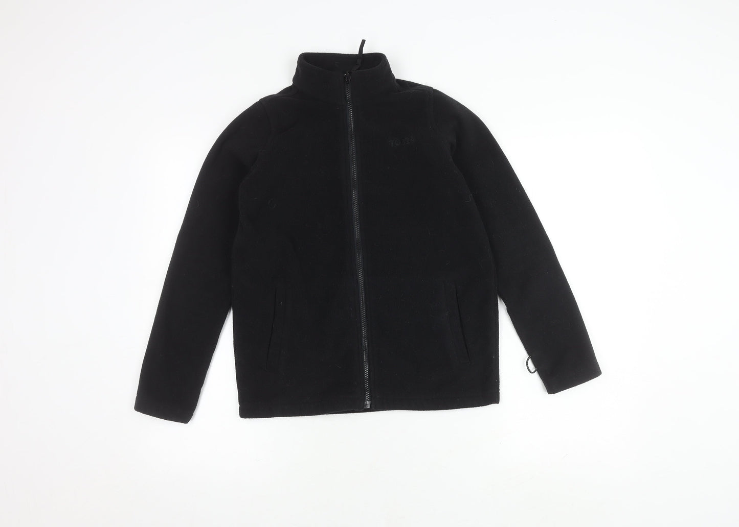 TOG24 Boys Black Polyester Basic Jacket 11-12 Years