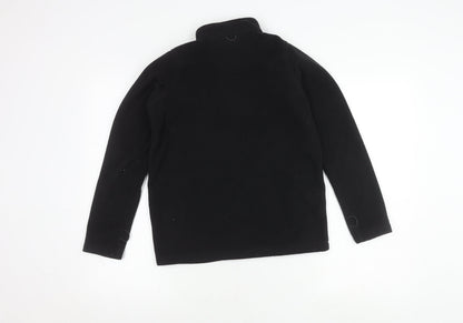TOG24 Boys Black Polyester Basic Jacket 11-12 Years