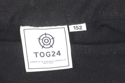 TOG24 Boys Black Polyester Basic Jacket 11-12 Years