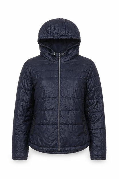 Womens UK Size XL Bershka Blue Puffer Jacket