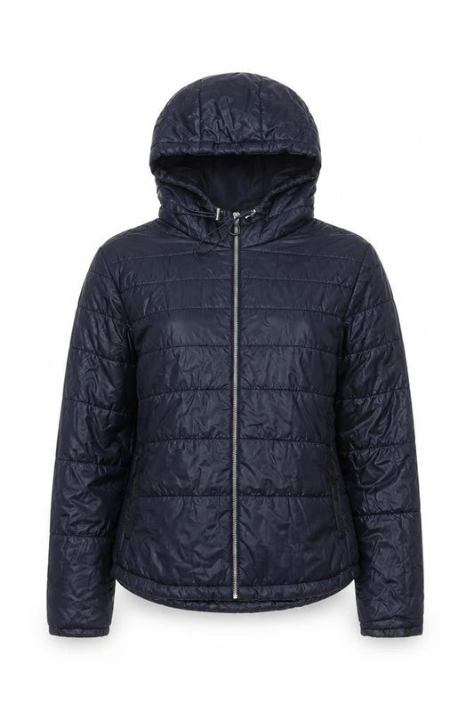Womens UK Size XL Bershka Blue Puffer Jacket