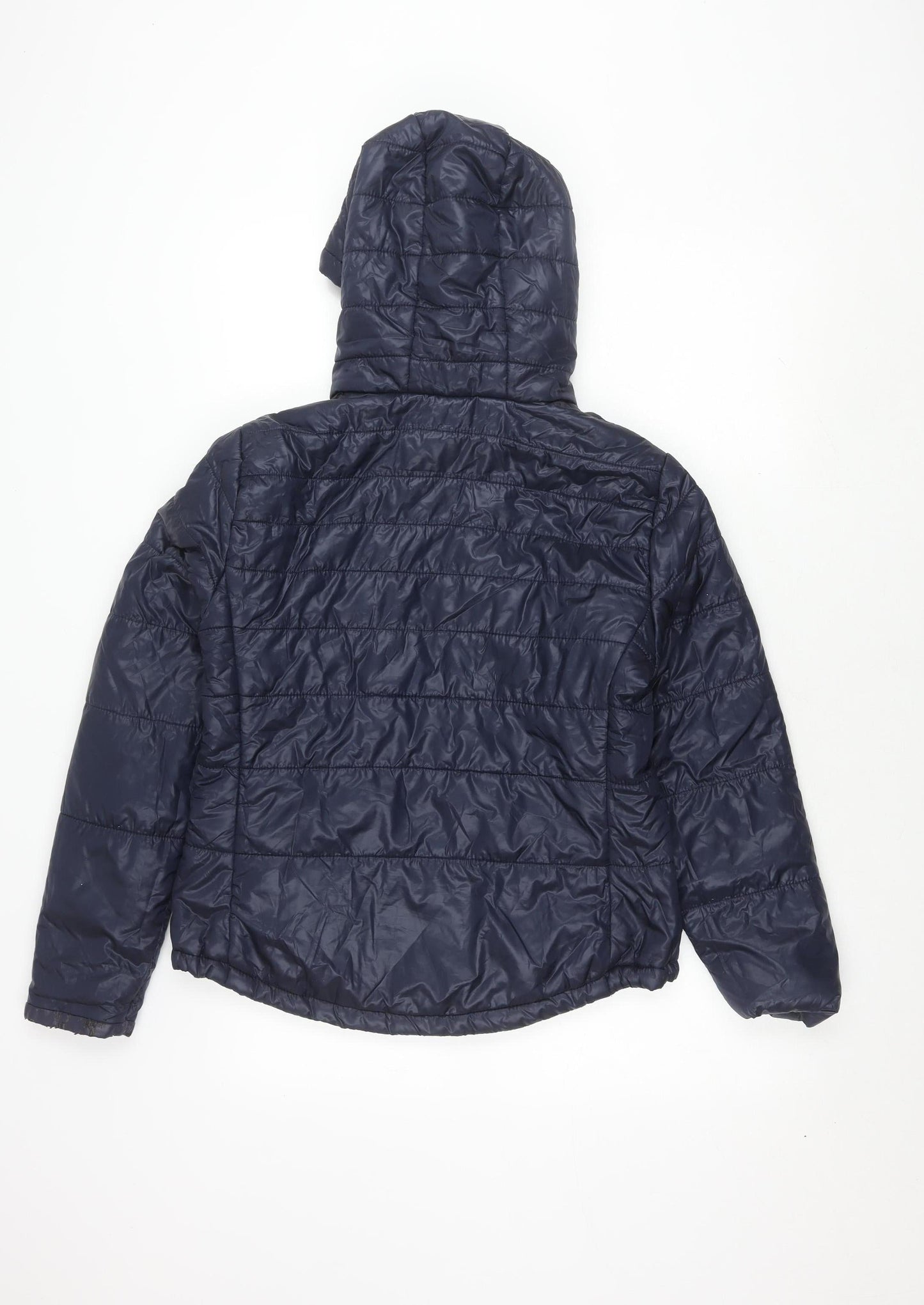 Womens UK Size XL Bershka Blue Puffer Jacket