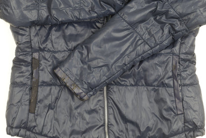 Womens UK Size XL Bershka Blue Puffer Jacket