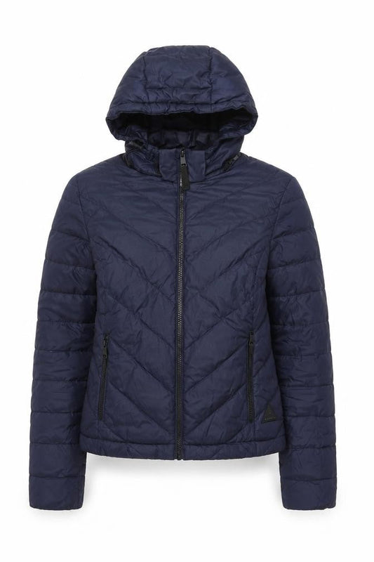 Womens UK Size 10 Jack Wills Blue Puffer Jacket