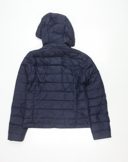 Womens UK Size 10 Jack Wills Blue Puffer Jacket